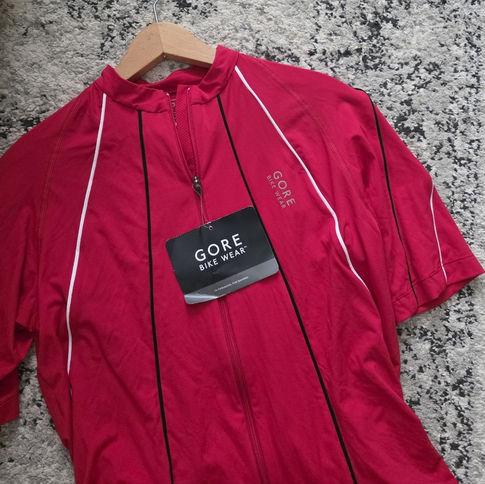 Gore Bikewear Cycling Jersey Active Top NWT Womens XL Red